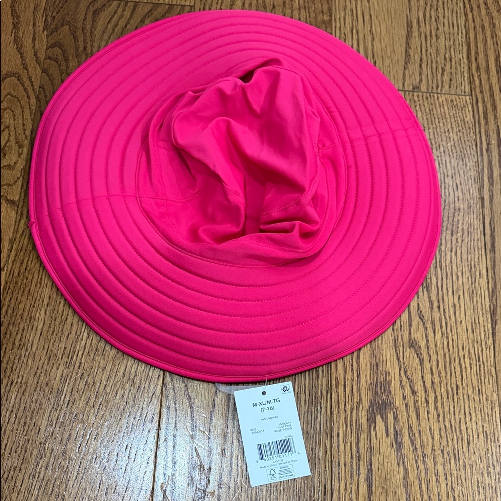 George Vibrant Pink Wide-Brim Hat